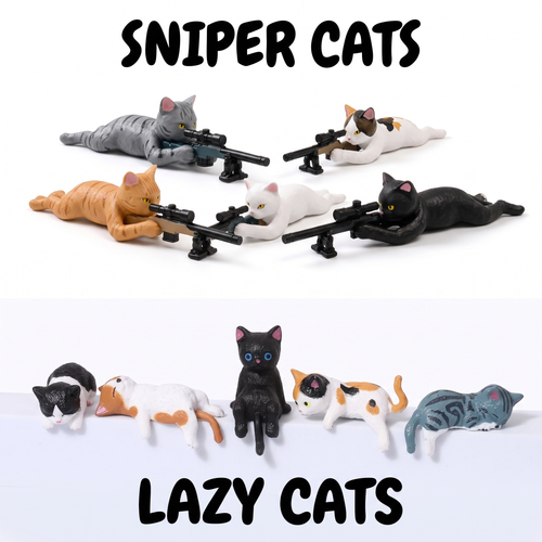 Mini Cat Figurines