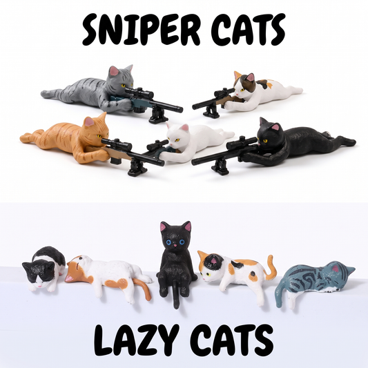 Mini Cat Figurines
